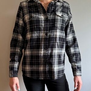 Tilley Long Sleeve Button Down Plaid Shirt